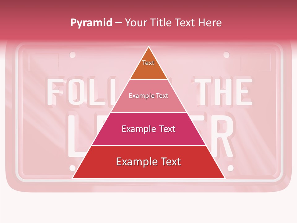 Plate Leadership Licence PowerPoint Template