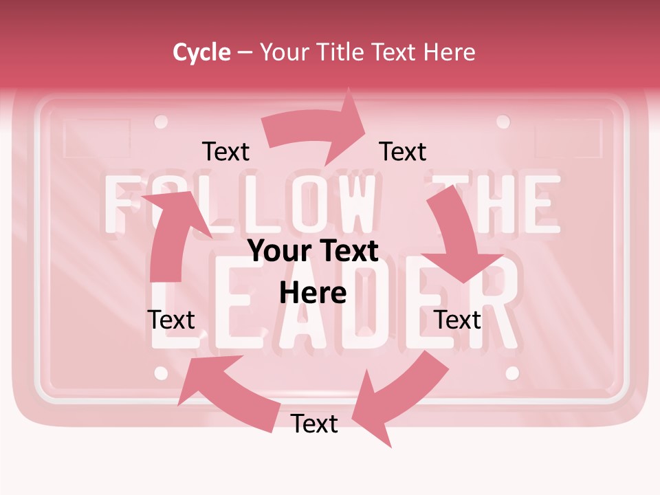 Plate Leadership Licence PowerPoint Template