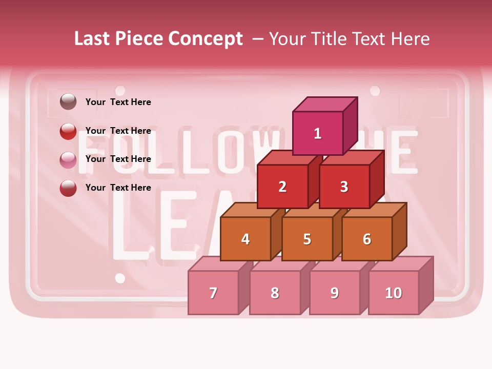 Plate Leadership Licence PowerPoint Template