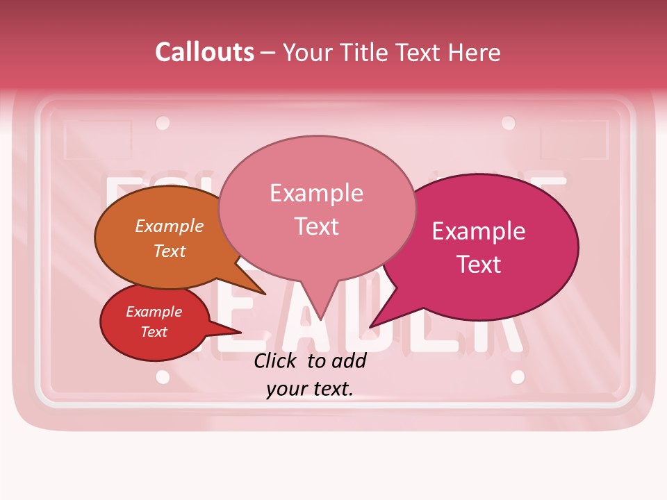 Plate Leadership Licence PowerPoint Template