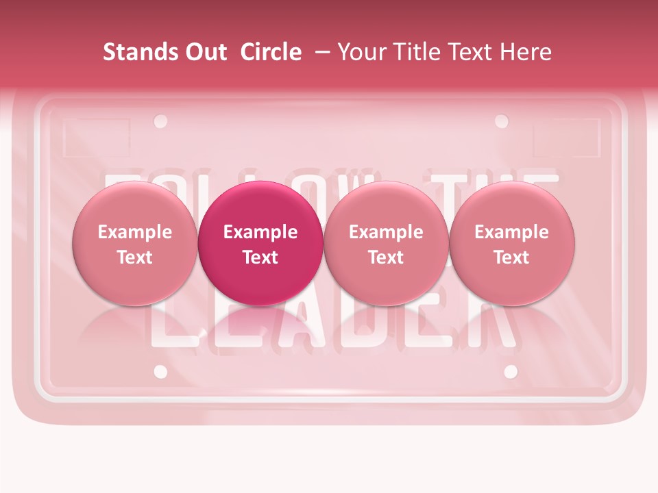 Plate Leadership Licence PowerPoint Template