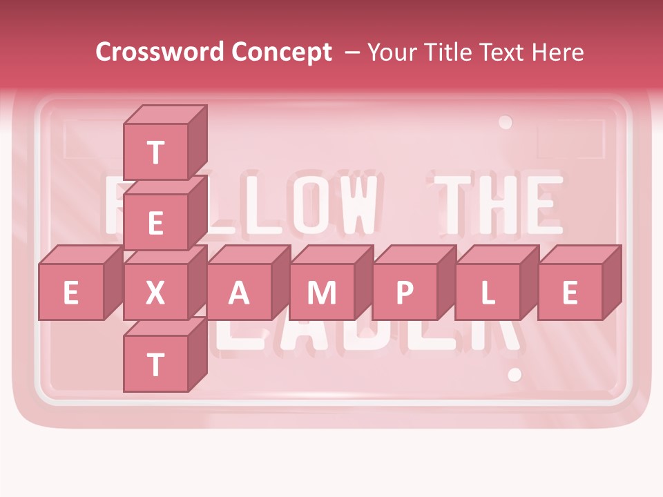 Plate Leadership Licence PowerPoint Template