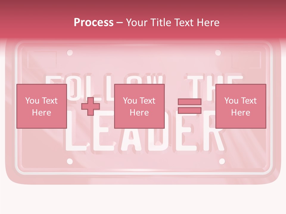 Plate Leadership Licence PowerPoint Template