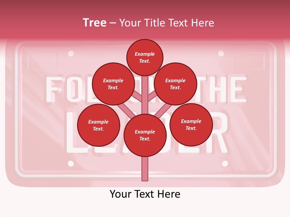 Plate Leadership Licence PowerPoint Template
