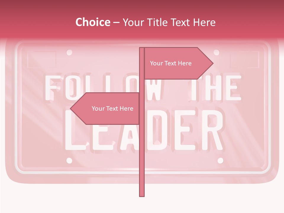 Plate Leadership Licence PowerPoint Template