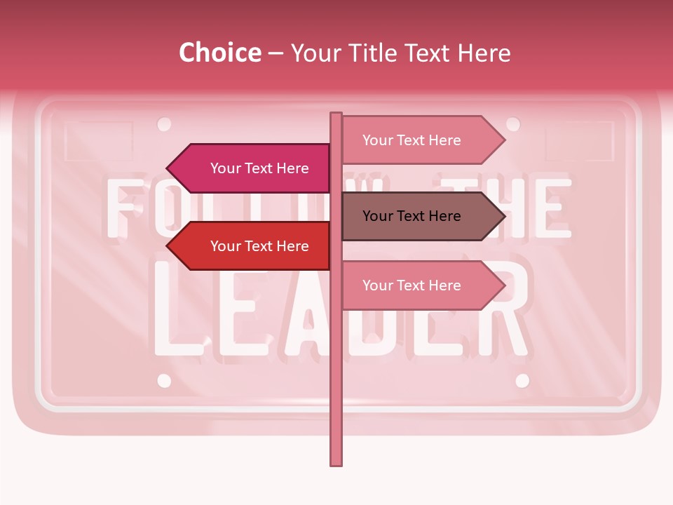 Plate Leadership Licence PowerPoint Template