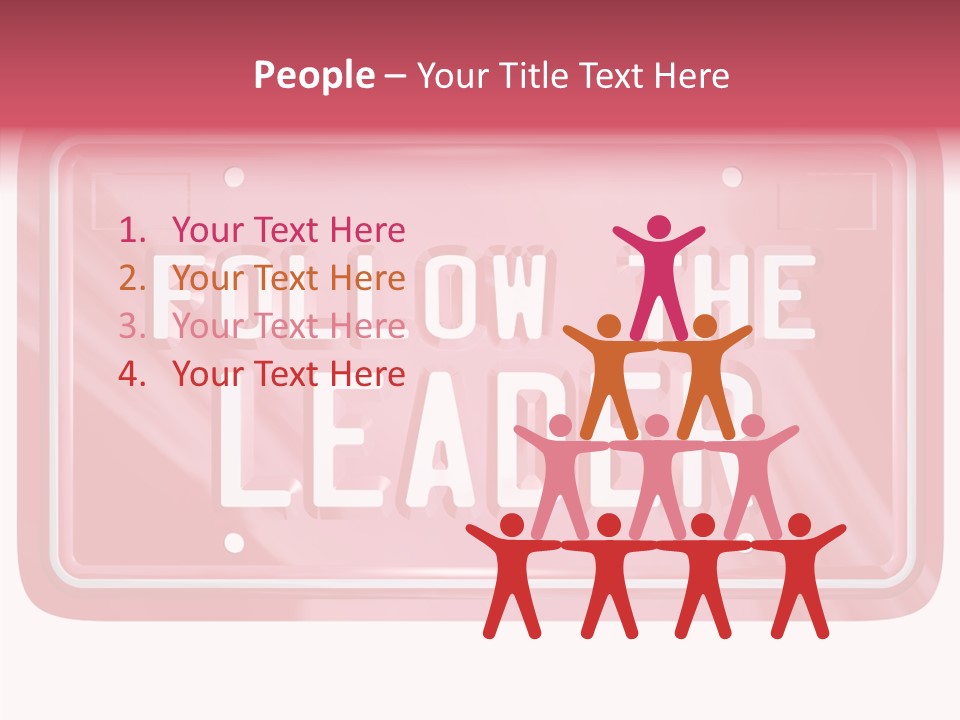 Plate Leadership Licence PowerPoint Template