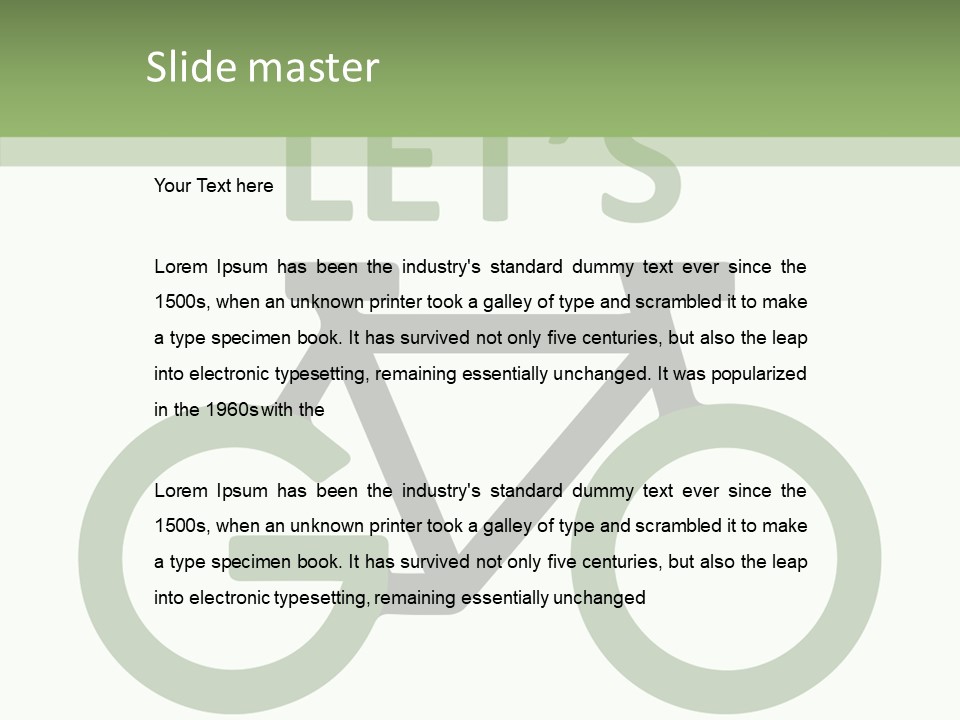 White Care Plant PowerPoint Template