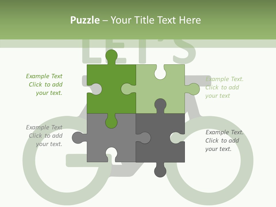 White Care Plant PowerPoint Template