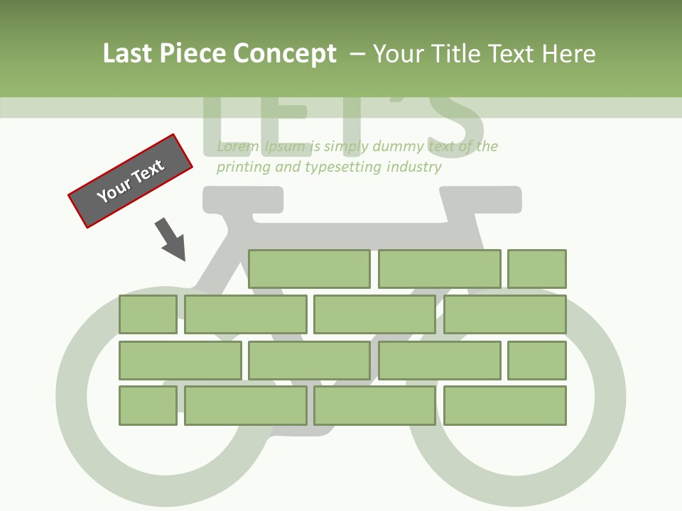 White Care Plant PowerPoint Template