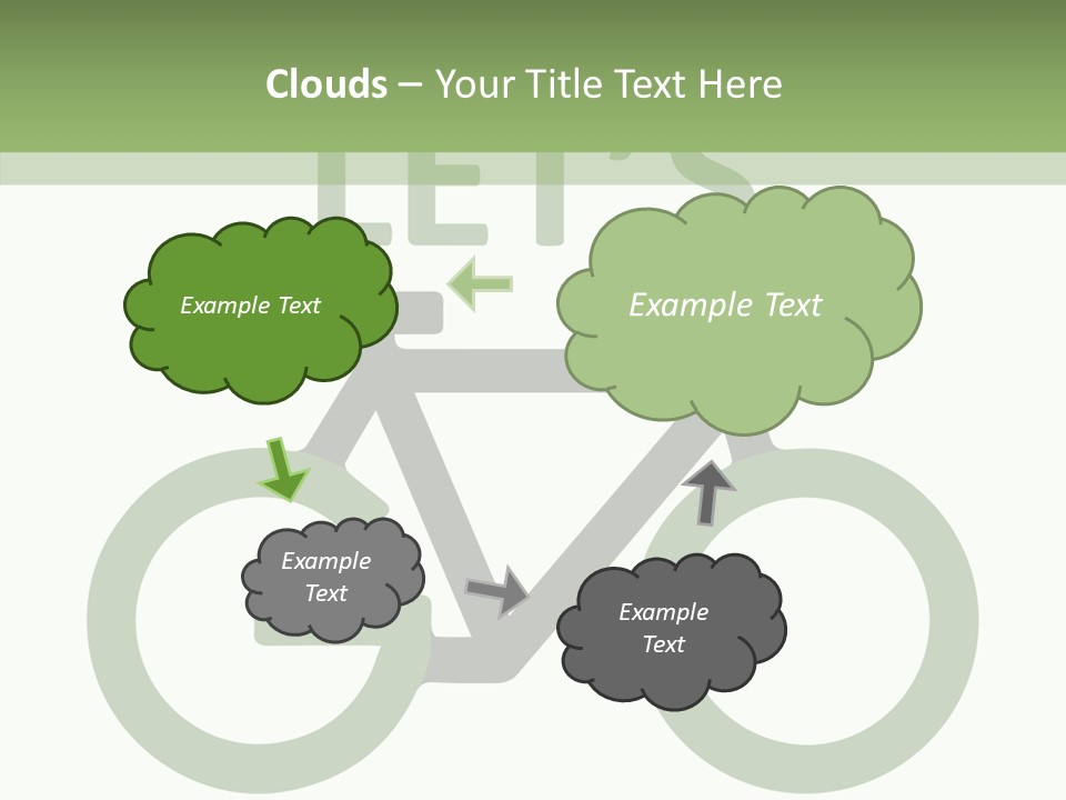 White Care Plant PowerPoint Template