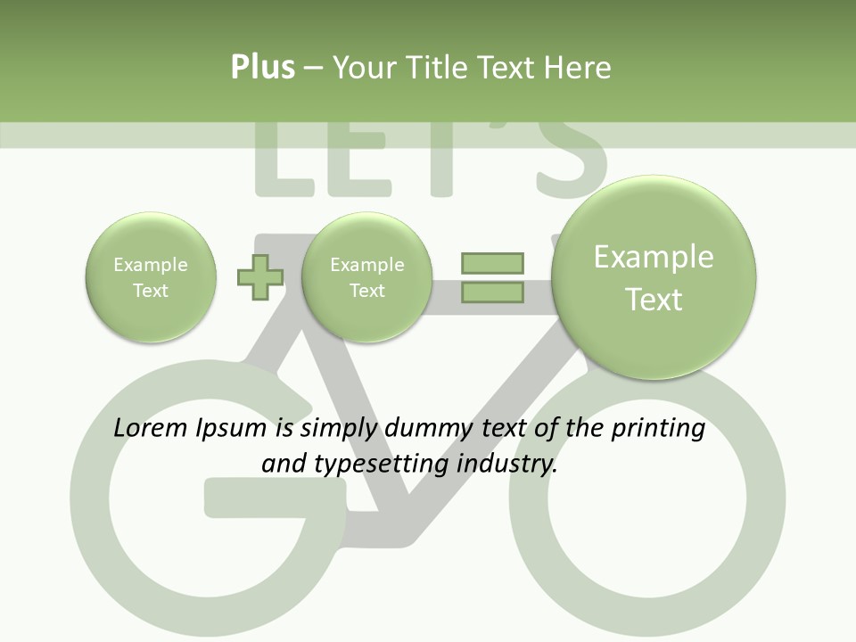 White Care Plant PowerPoint Template