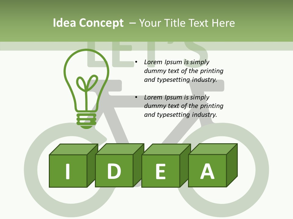 White Care Plant PowerPoint Template