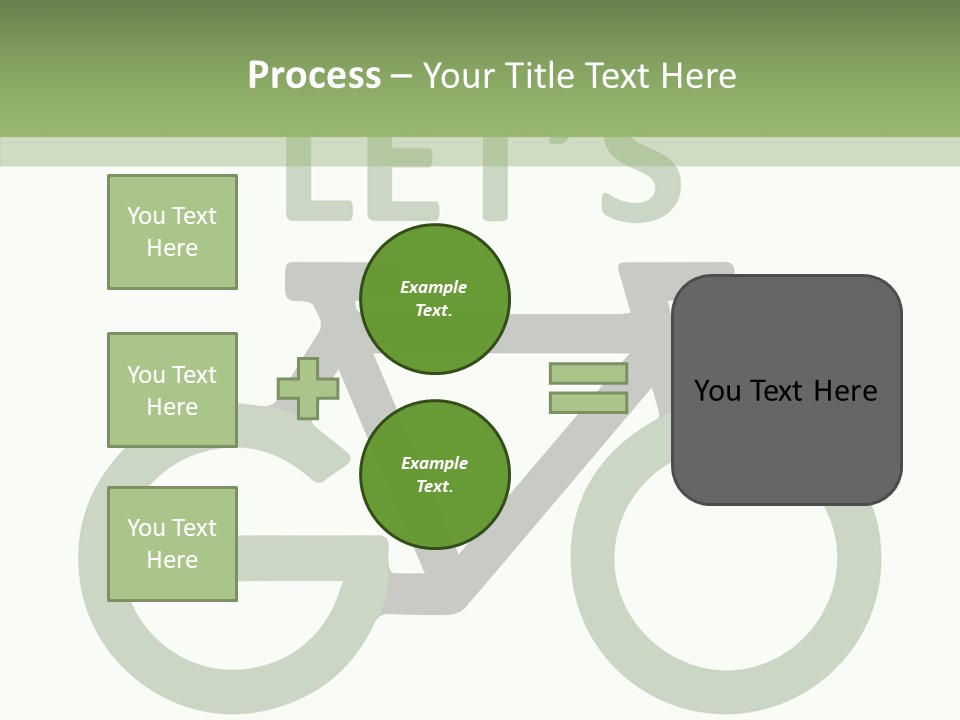White Care Plant PowerPoint Template