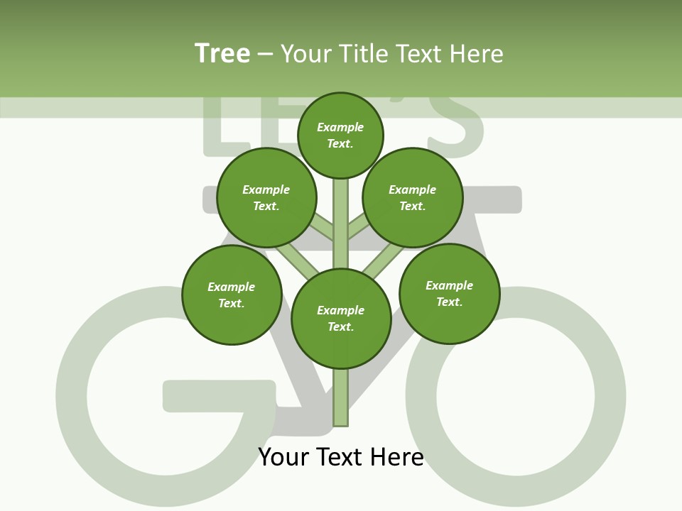 White Care Plant PowerPoint Template