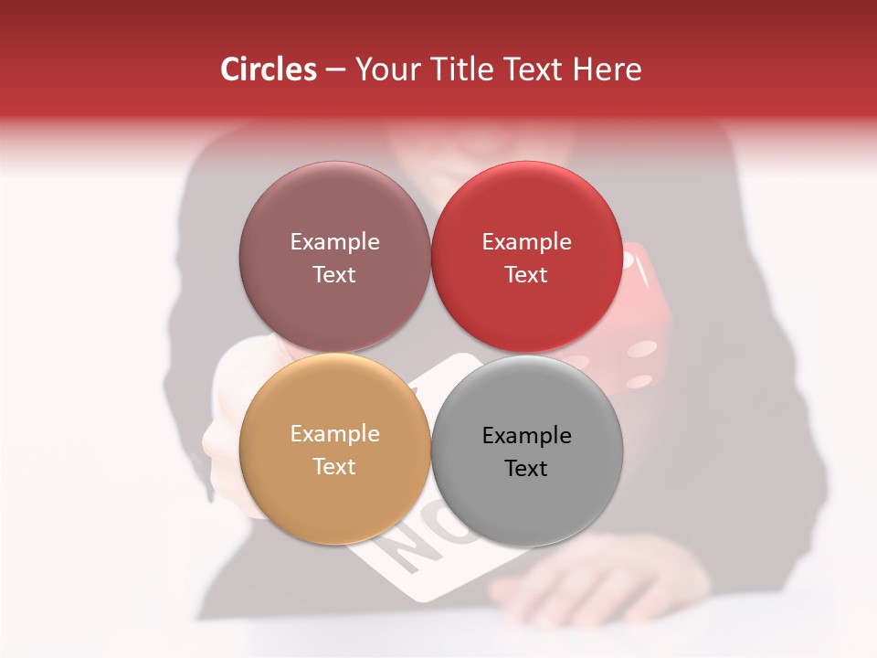 Fun Gambling Plastic PowerPoint Template