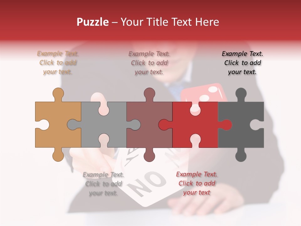 Fun Gambling Plastic PowerPoint Template