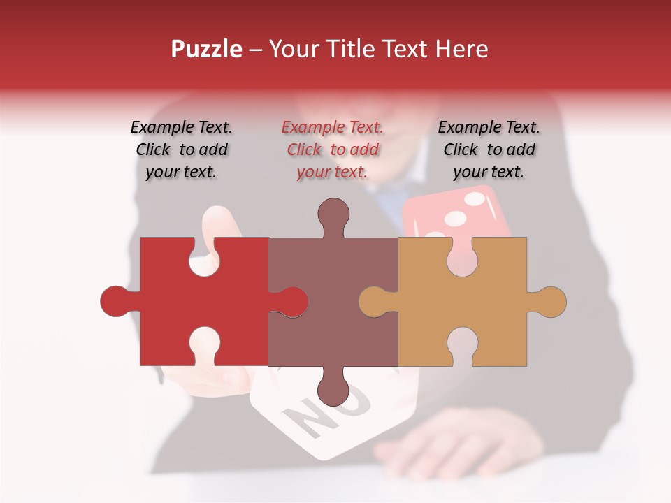 Fun Gambling Plastic PowerPoint Template