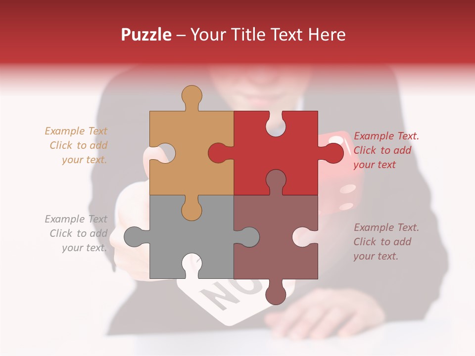 Fun Gambling Plastic PowerPoint Template