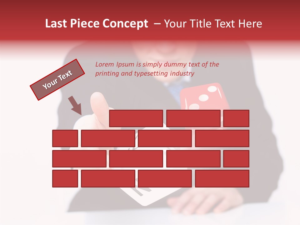 Fun Gambling Plastic PowerPoint Template