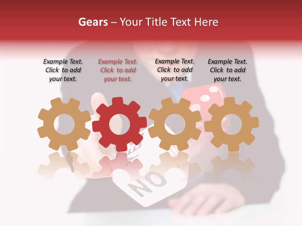 Fun Gambling Plastic PowerPoint Template