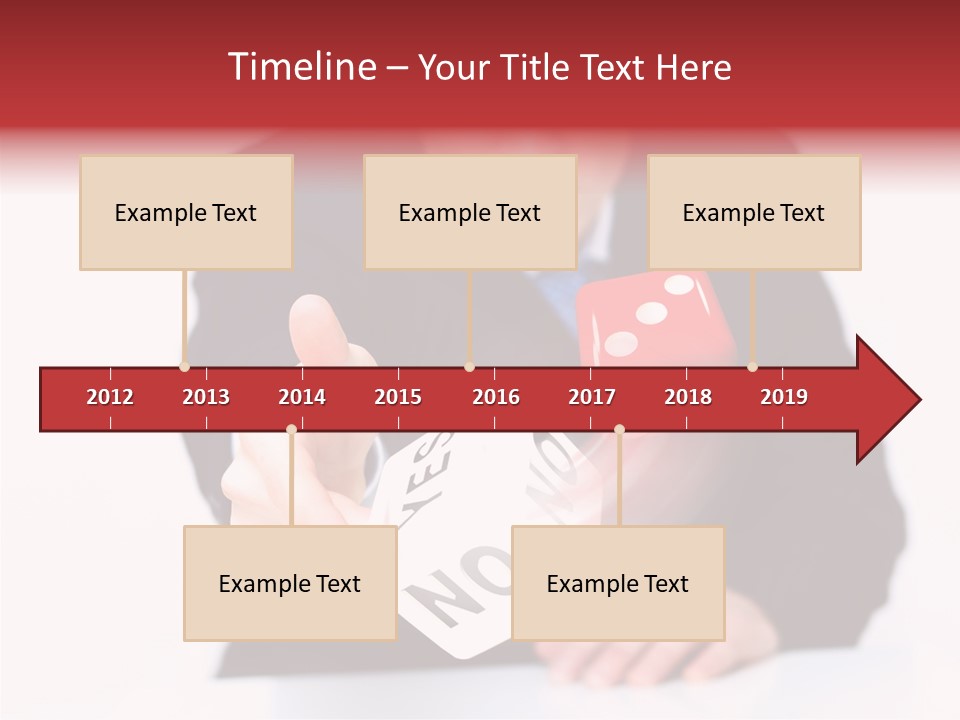 Fun Gambling Plastic PowerPoint Template