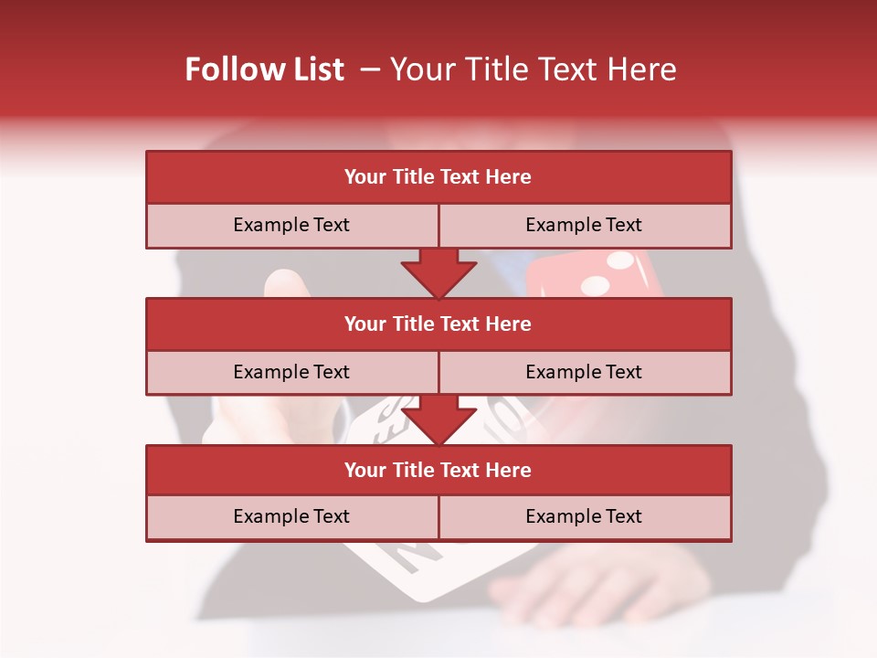 Fun Gambling Plastic PowerPoint Template