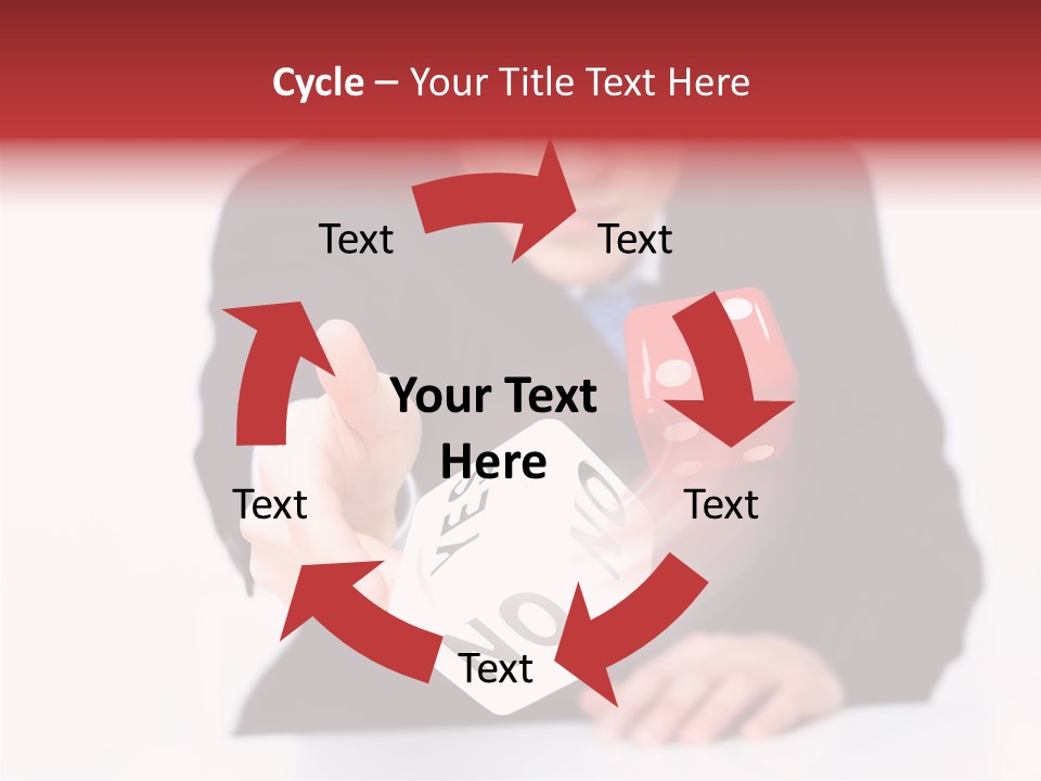 Fun Gambling Plastic PowerPoint Template