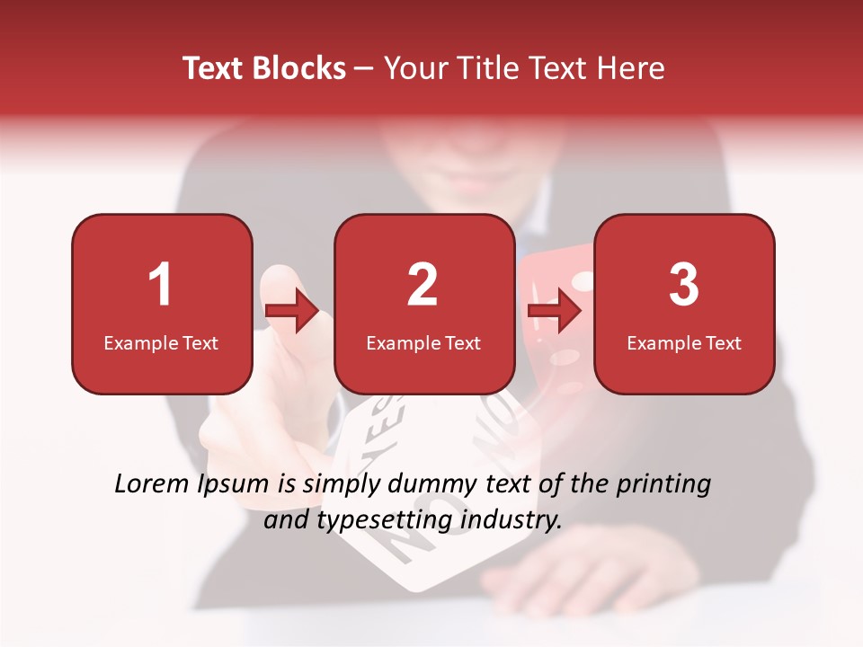 Fun Gambling Plastic PowerPoint Template