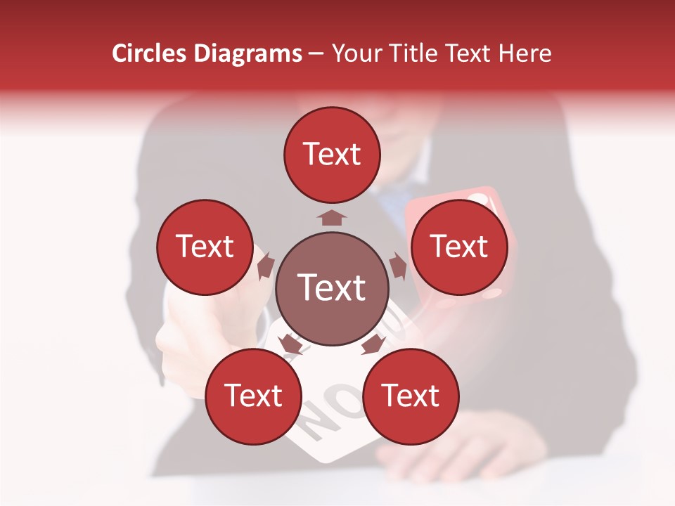 Fun Gambling Plastic PowerPoint Template