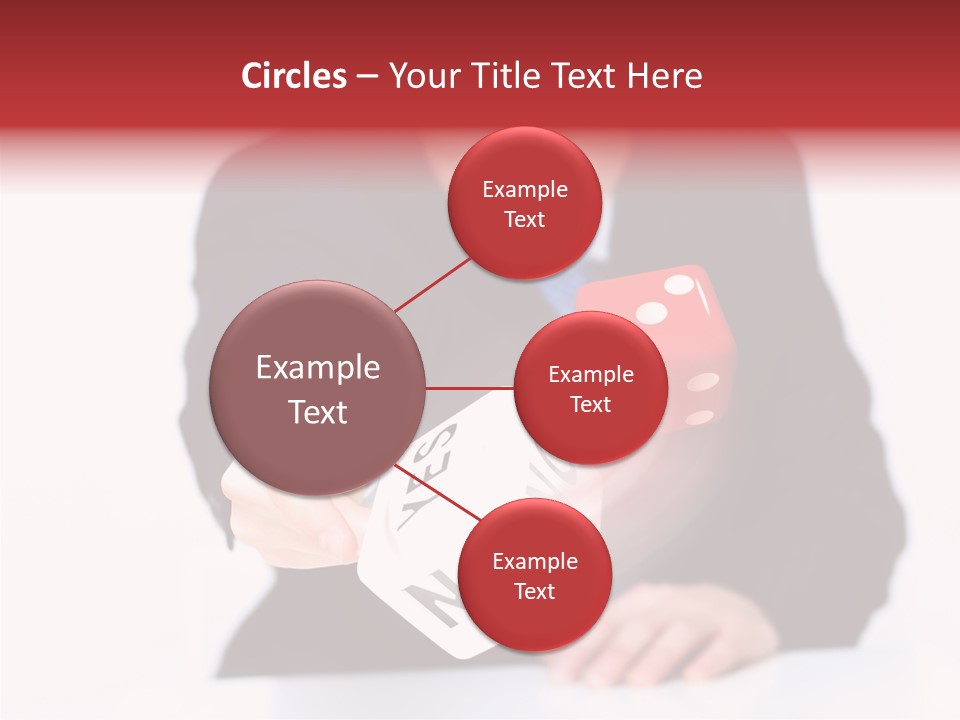 Fun Gambling Plastic PowerPoint Template