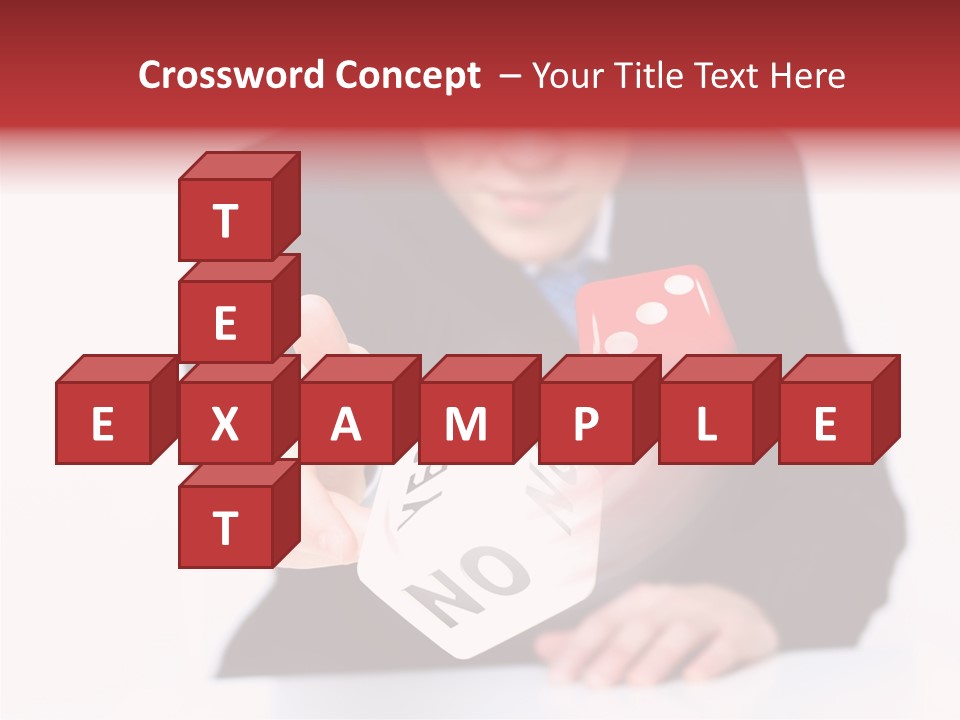 Fun Gambling Plastic PowerPoint Template