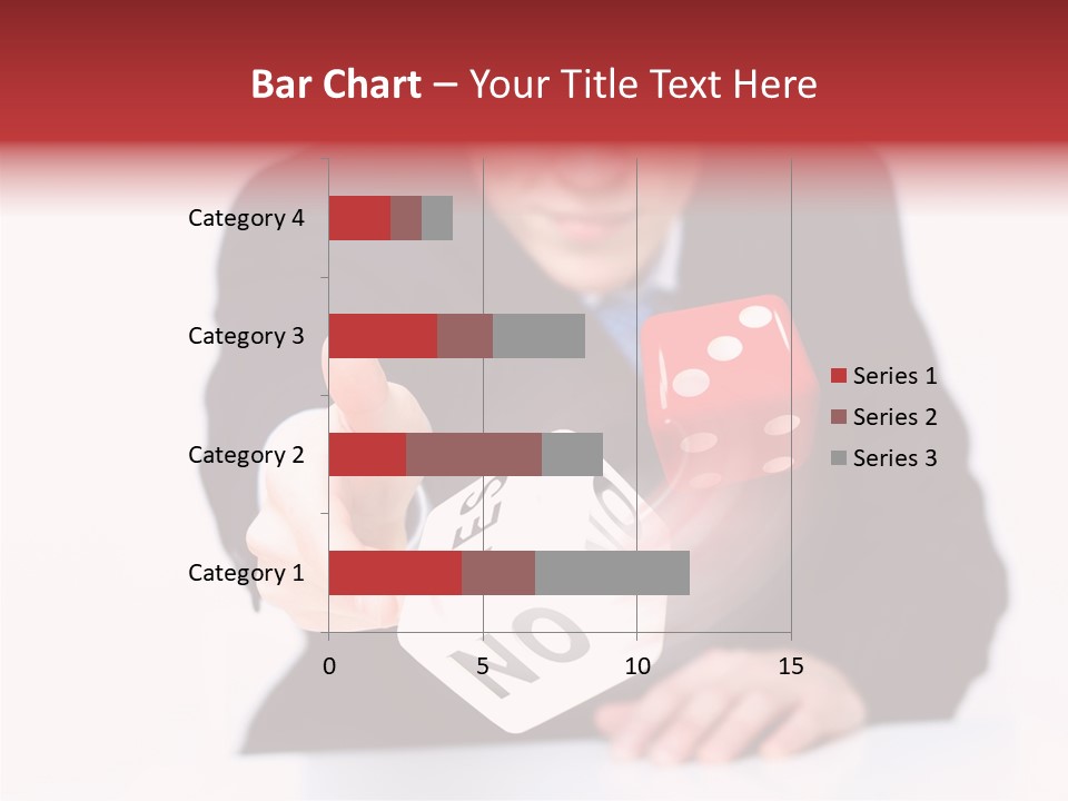 Fun Gambling Plastic PowerPoint Template
