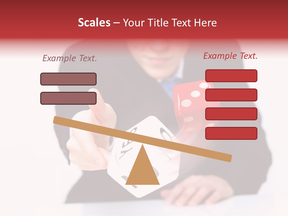 Fun Gambling Plastic PowerPoint Template