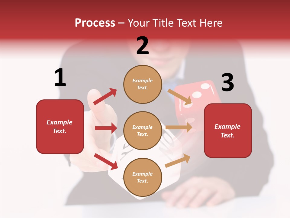 Fun Gambling Plastic PowerPoint Template