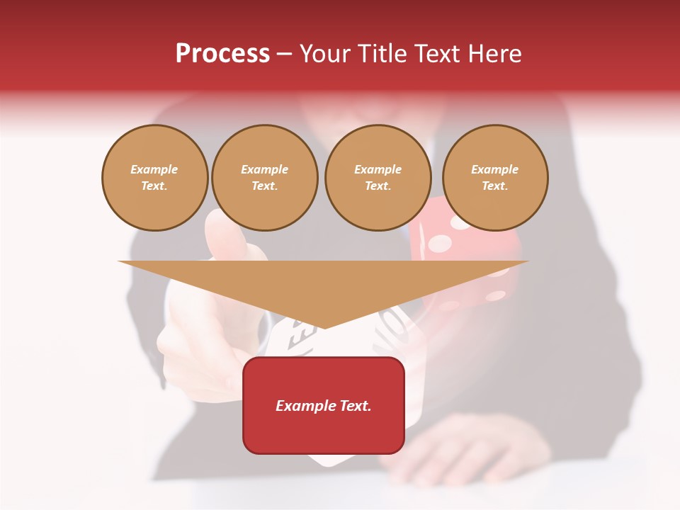Fun Gambling Plastic PowerPoint Template