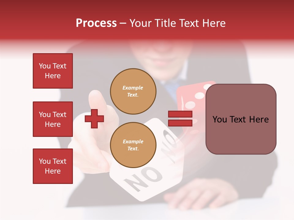 Fun Gambling Plastic PowerPoint Template