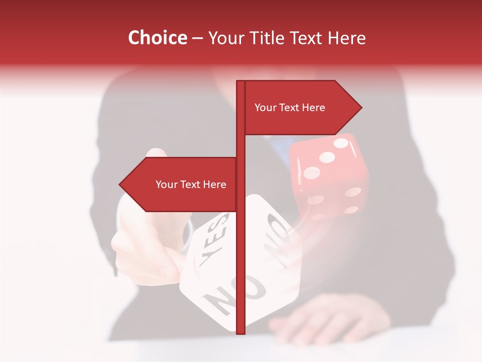 Fun Gambling Plastic PowerPoint Template