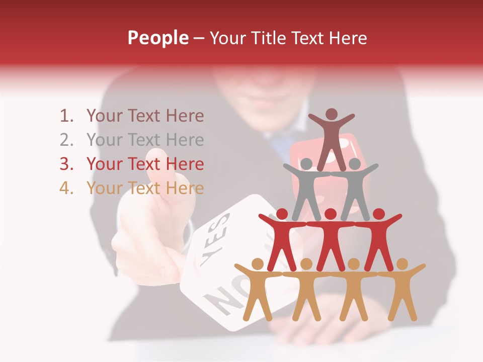 Fun Gambling Plastic PowerPoint Template