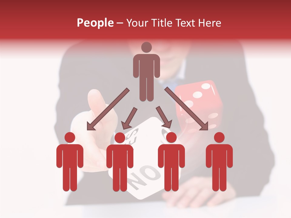 Fun Gambling Plastic PowerPoint Template