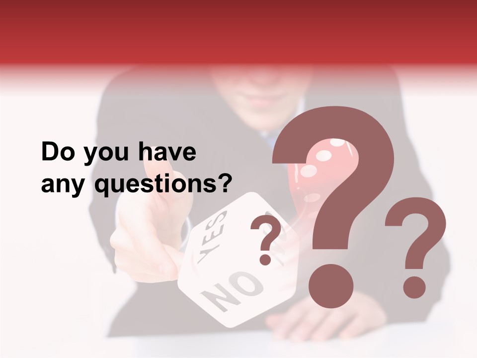 Fun Gambling Plastic PowerPoint Template