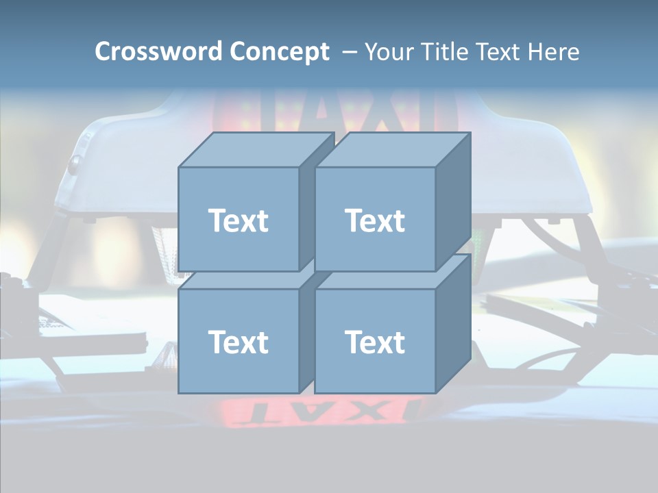 Sign Counter Luminous PowerPoint Template