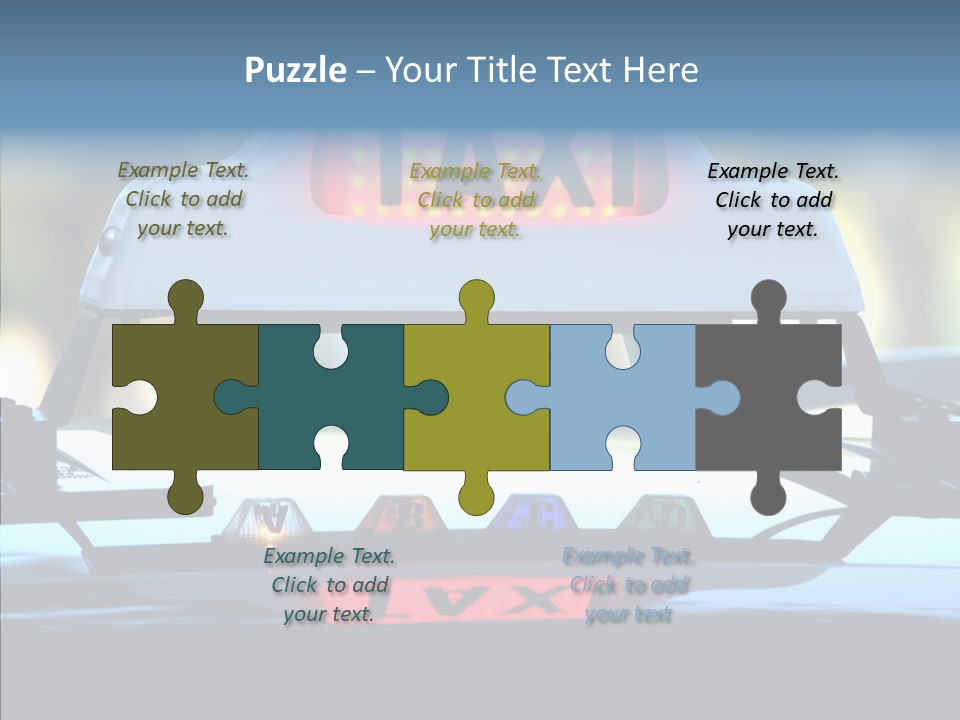Sign Counter Luminous PowerPoint Template