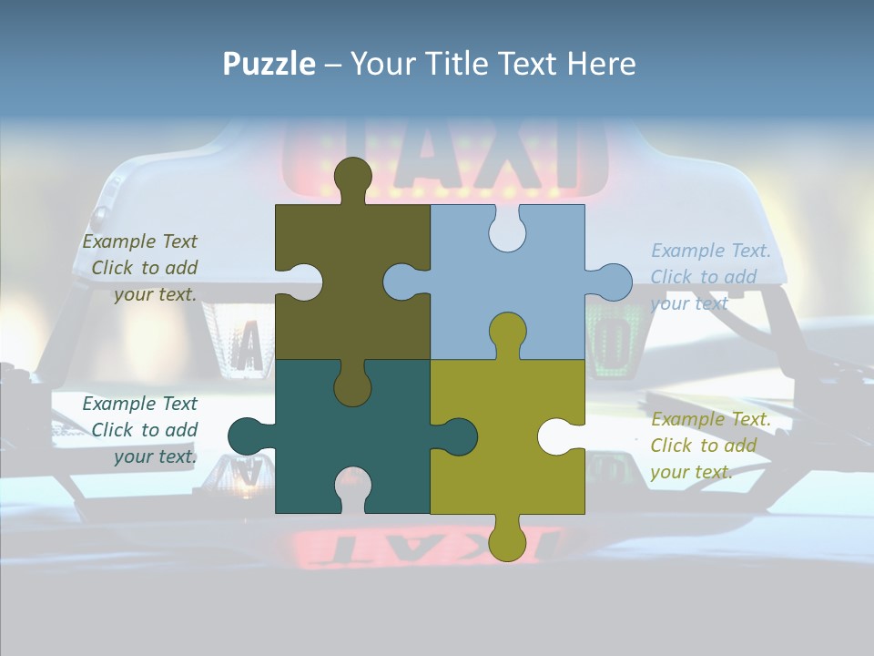 Sign Counter Luminous PowerPoint Template