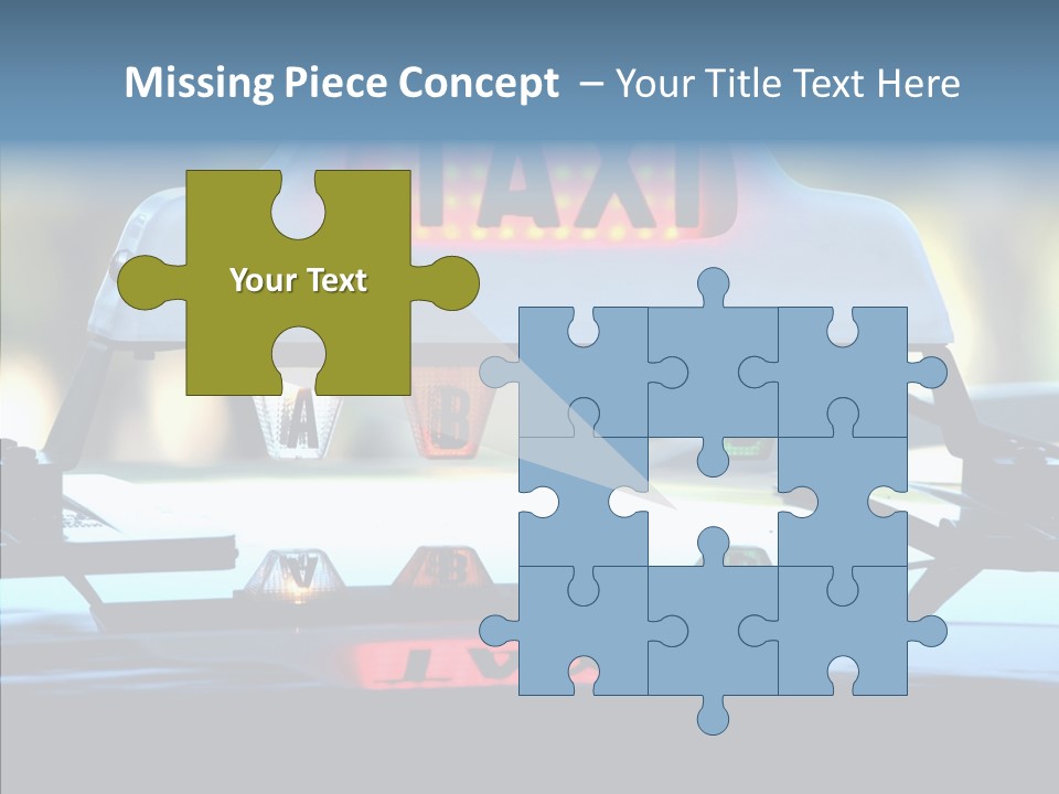 Sign Counter Luminous PowerPoint Template