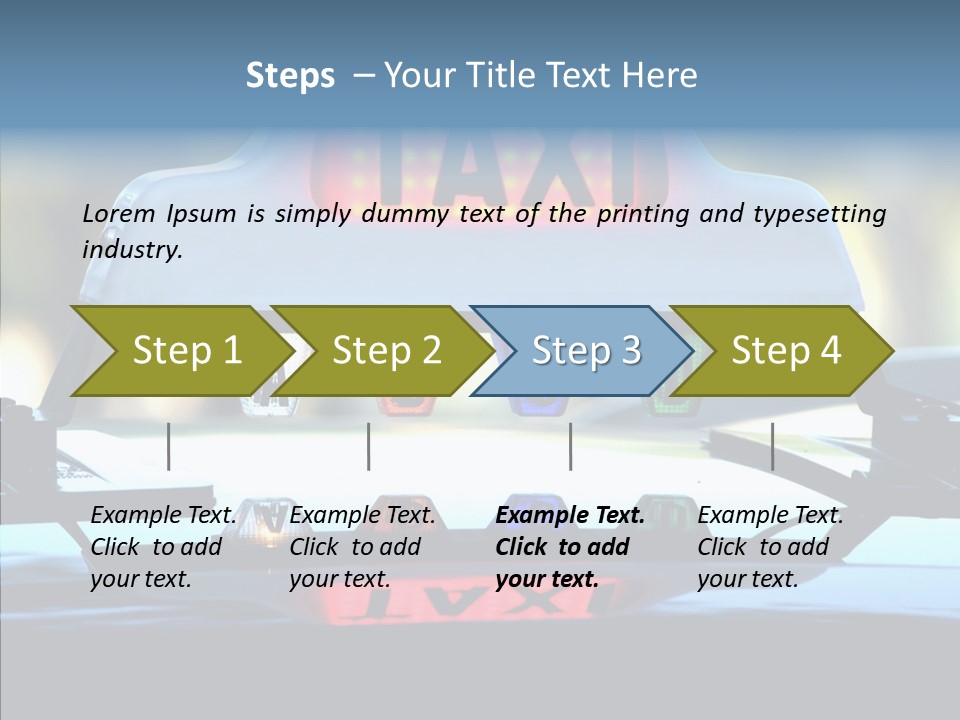 Sign Counter Luminous PowerPoint Template