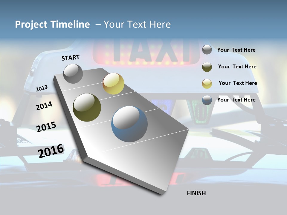 Sign Counter Luminous PowerPoint Template