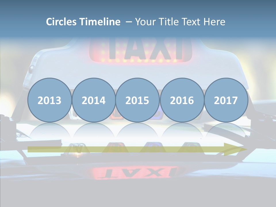 Sign Counter Luminous PowerPoint Template