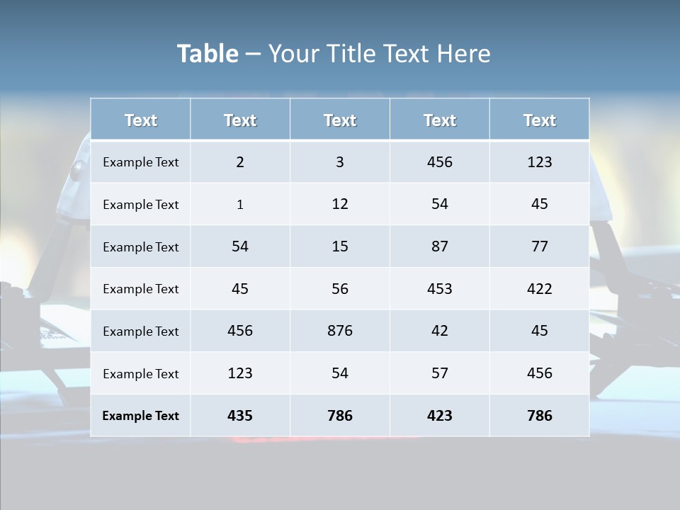 Sign Counter Luminous PowerPoint Template