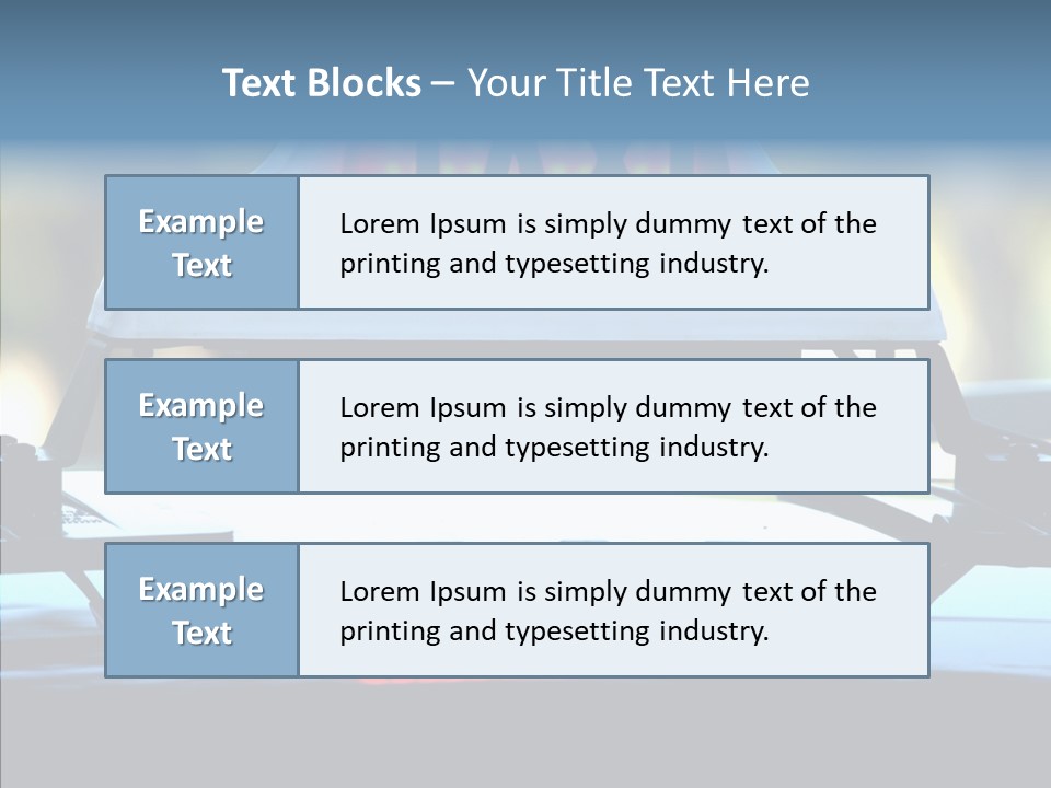 Sign Counter Luminous PowerPoint Template